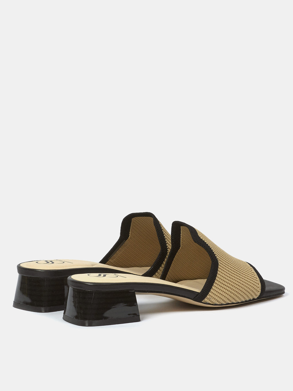 Sandalia Murano Recitex Camel/Negro