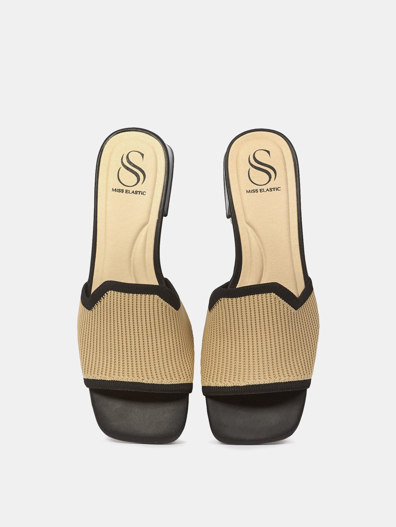 Sandalia Murano Recitex Camel/Negro