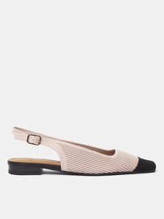 Offener Ballerina Vilass - Rosa/Negro