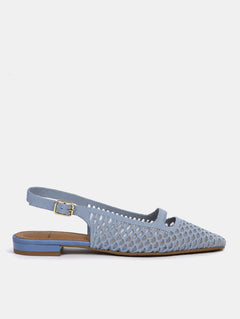 Ballerina open-back Vilass - Azzurro
