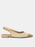Mina ballerina met open hiel