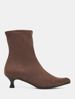 Zetina Ankle Boot - Dark brown