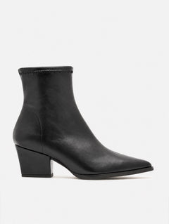 Texas Lux Ankle Boot - Black · Stretch fabric